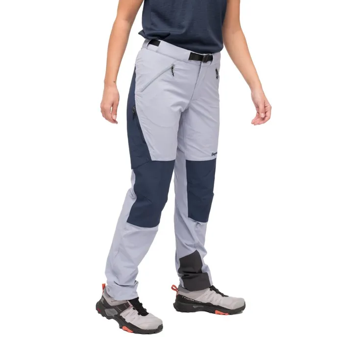 Women Bergans Of Norway Hiking Pants Vaagaa Softshell Pants Husky Blue Navy Blue