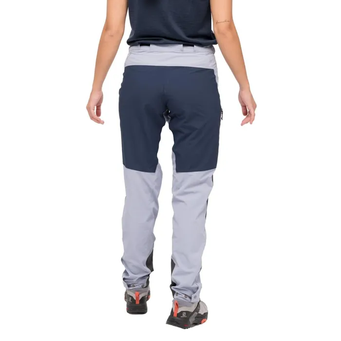 Women Bergans Of Norway Hiking Pants Vaagaa Softshell Pants Husky Blue Navy Blue