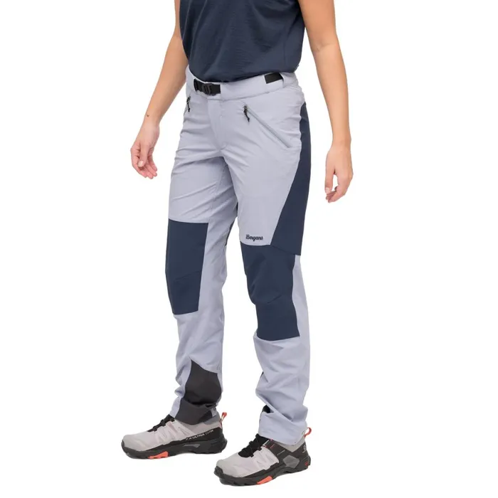 Women Bergans Of Norway Hiking Pants Vaagaa Softshell Pants Husky Blue Navy Blue