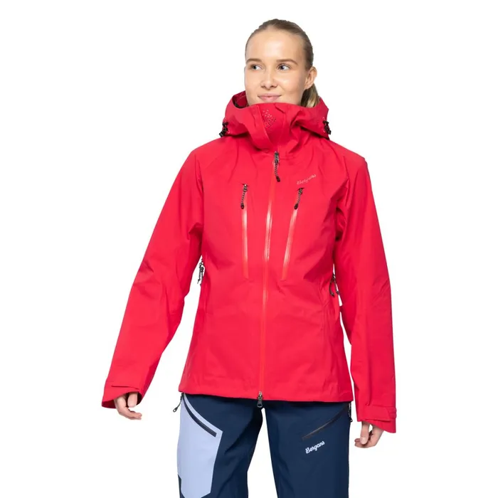Women Bergans Of Norway Shell Jackets Tind 3l Shell Jacket Alpine Rose