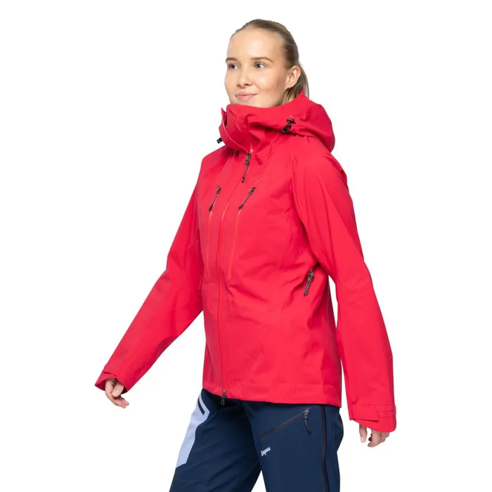Women Bergans Of Norway Shell Jackets Tind 3l Shell Jacket Alpine Rose