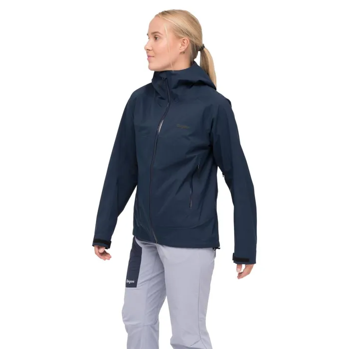 Women Bergans Of Norway Shell Jackets Vaagaa Allround 3l Shell Jacket Navy Blue
