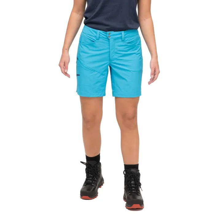 Women Bergans Of Norway Shorts Rabot Light Softshell Shorts Aqua Lagoon