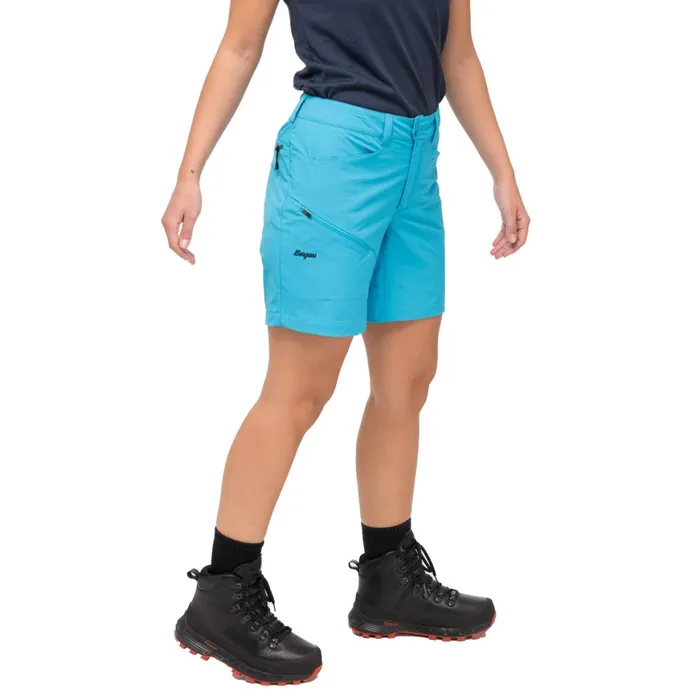 Women Bergans Of Norway Shorts Rabot Light Softshell Shorts Aqua Lagoon