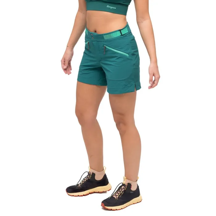 Women Bergans Of Norway Shorts Tind Softshell Shorts Malachite Green