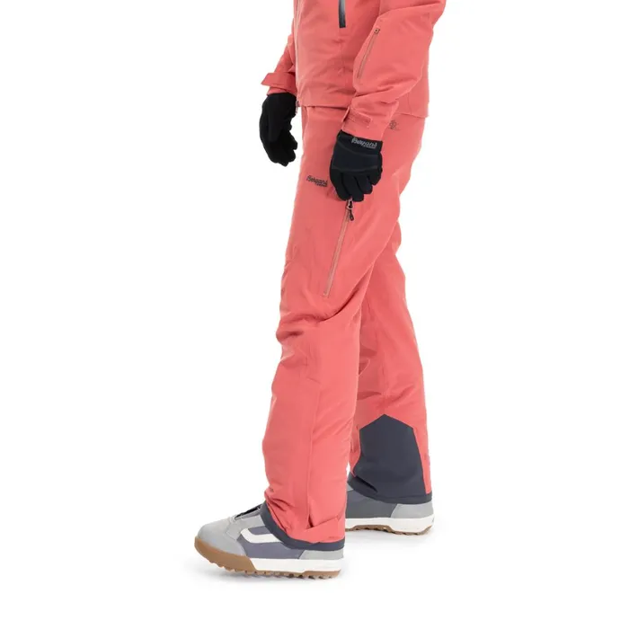 Women Bergans Of Norway Ski Pants Oppdal Insulated Lady Pants Rusty Dust