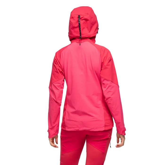 Women Bergans Of Norway Softshell Jackets Tind Softshell Jacket Light Alpine Rose Alpine Rose