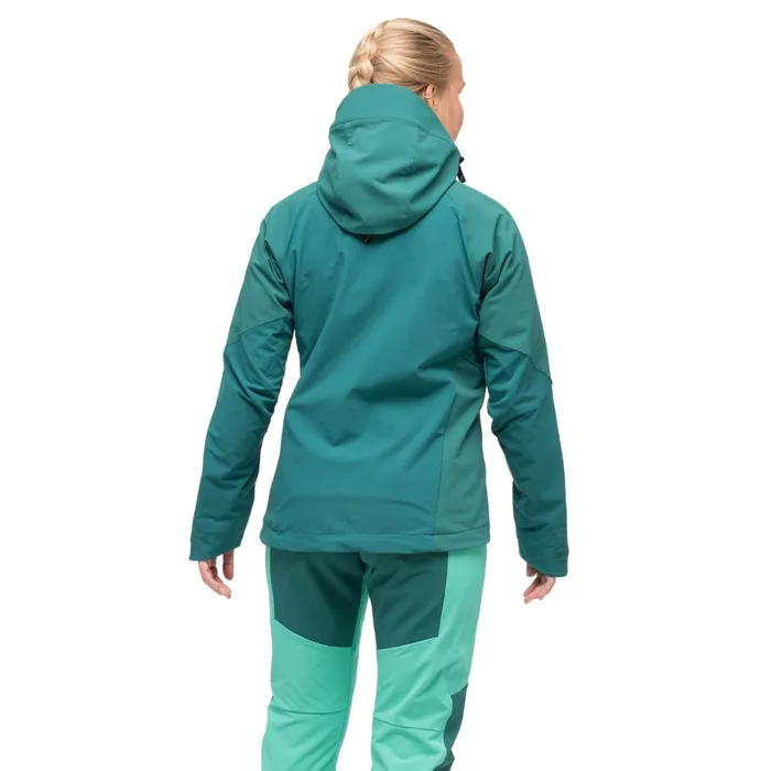 Women Bergans Of Norway Softshell Jackets Tind Softshell Jacket Malachite Green