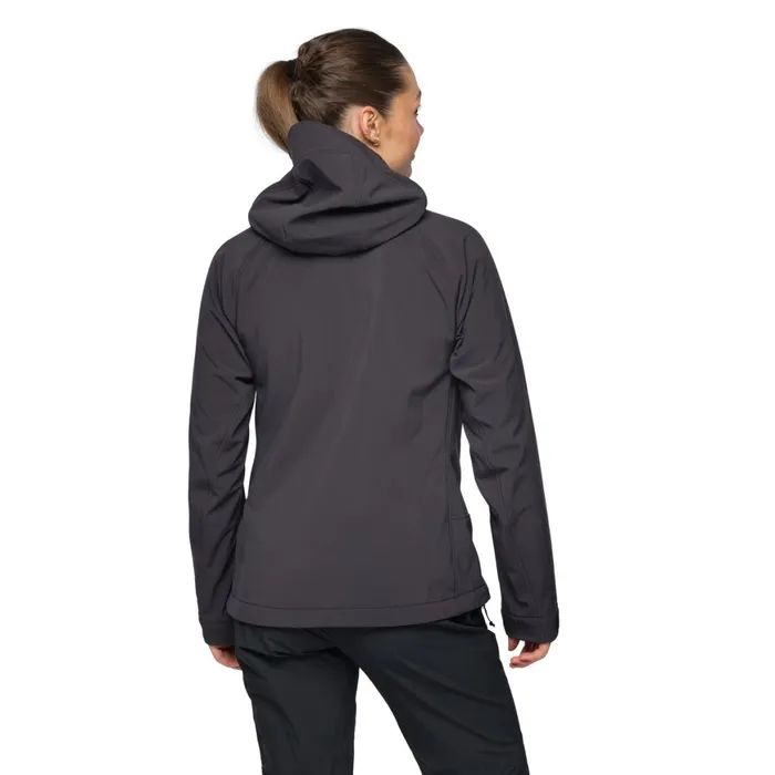 Women Bergans Of Norway Softshell Jackets Vaagaa Softshell Jacket Hood Black