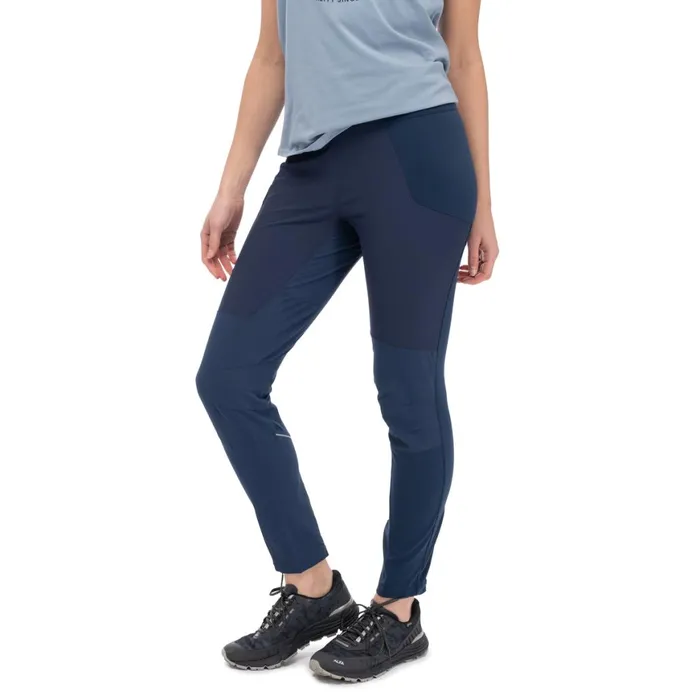 Women Bergans Of Norway Softshell Pants Flyen Original Tight Pants Navy Blue