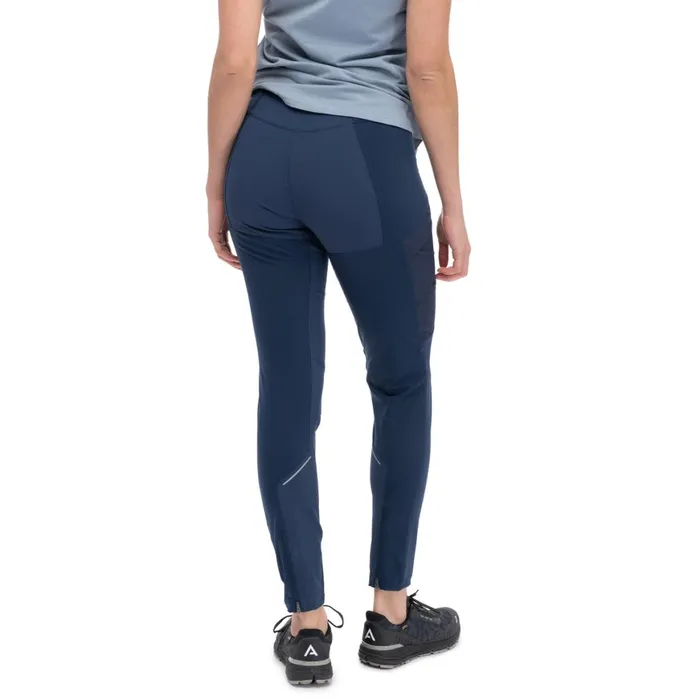 Women Bergans Of Norway Softshell Pants Flyen Original Tight Pants Navy Blue