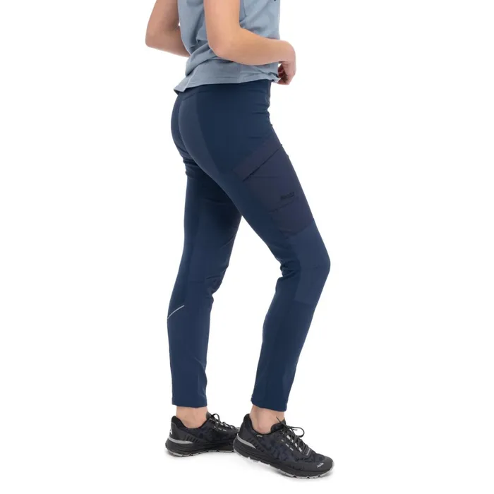 Women Bergans Of Norway Softshell Pants Flyen Original Tight Pants Navy Blue