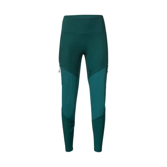 Women Bergans Of Norway Softshell Pants Tind Vertical Rock Tights Malachite Green