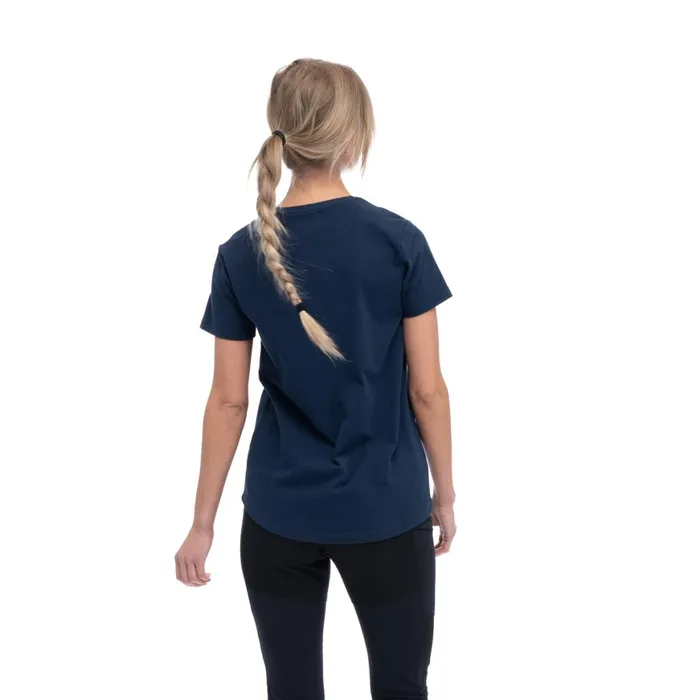 Women Bergans Of Norway TShirts Graphic W Tee Navy Blue