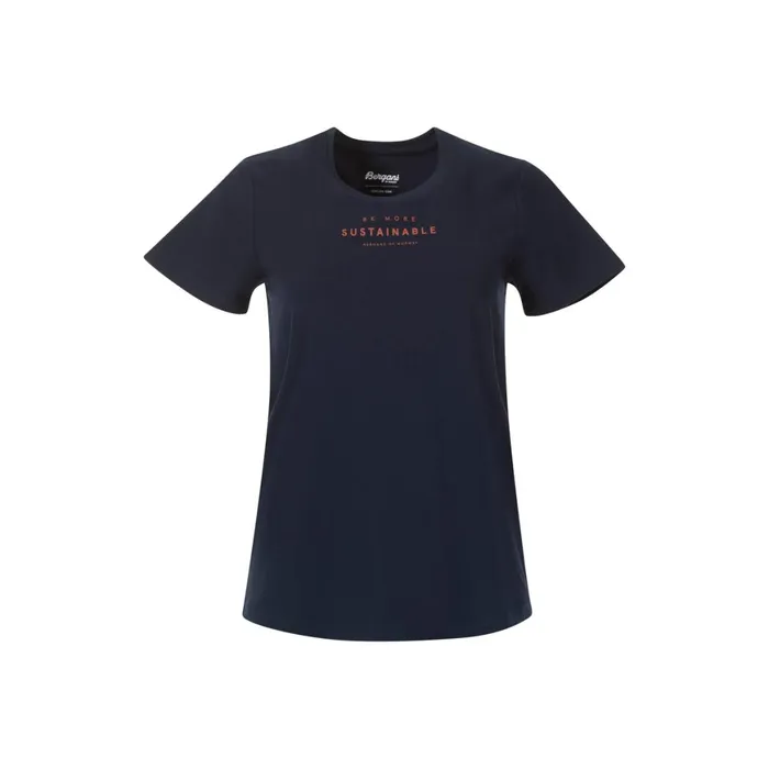 Women Bergans Of Norway TShirts Graphic W Tee Navy Blue