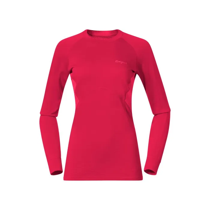 Women Bergans Of Norway Wool Longsleeved Shirts InnerPure Merino Long Sleeve Alpine Rose Light Alpine Rose Women Bergans Of Norway Wool Longsleeved Shirts InnerPure Merino Long Sleeve Alpine Rose Light Alpine Rose