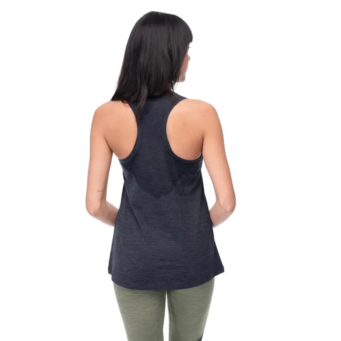 Women Bergans Of Norway Wool TShirts And Tops InnerLight W Singlet Solid Charcoal