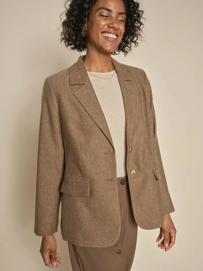 Women Blazers MOS MOSH MMEsther Zenia Blazer Rain Drum