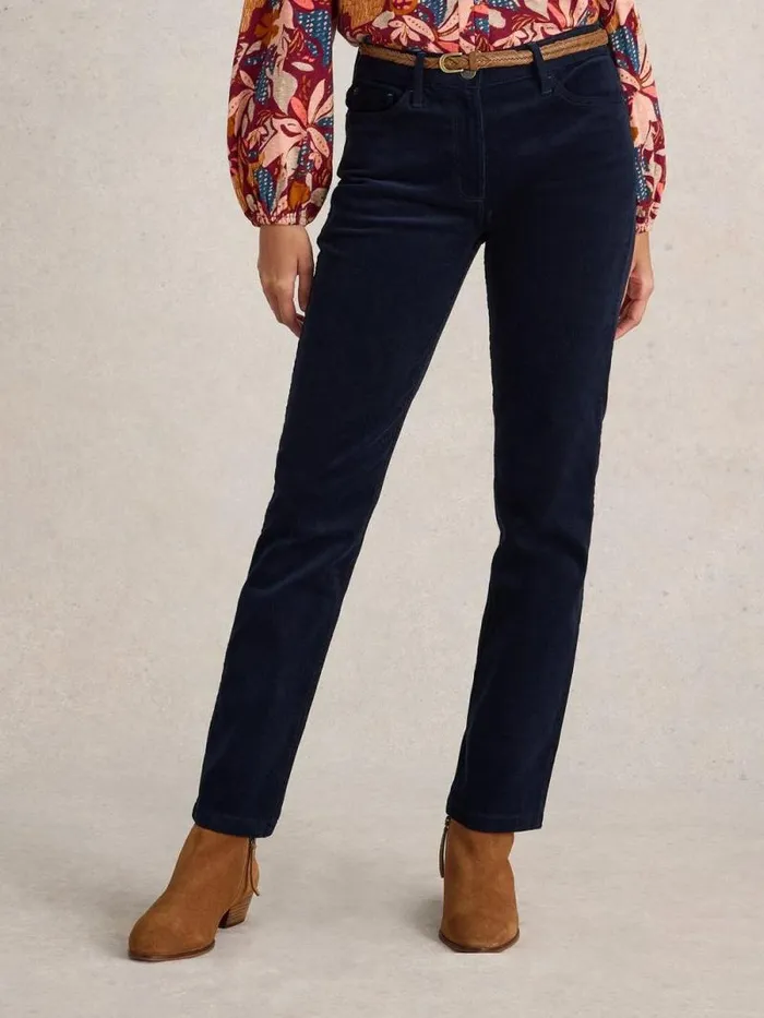 Women Brooke Cord Straight Trouser Dark Navy White Stuff Trousers Women Brooke Cord Straight Trouser Dark Navy White Stuff Trousers