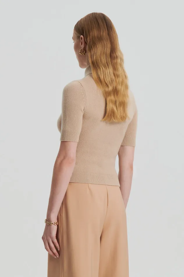 Women CASHMERE SLIM FIT SHIRT OAT Sweaters Scanlan Theodore Women CASHMERE SLIM FIT SHIRT OAT Sweaters Scanlan Theodore