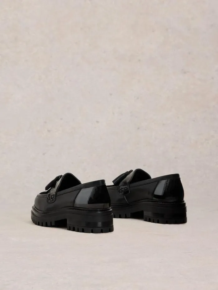 Women Charlie Chunky Loafer Black Multi White Stuff Shoes Women Charlie Chunky Loafer Black Multi White Stuff Shoes