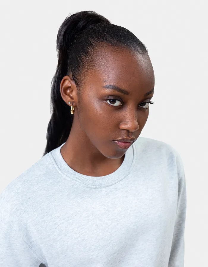 Women Classic Organic Crew 8211 Coffee Brown Women Crewneck Sweatshirts Colorfulstandard