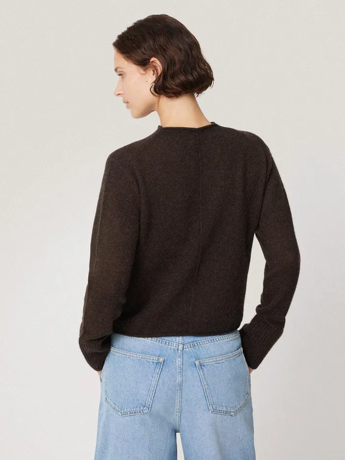 Women Cloud Cashmere Eldon Jumper Brown Jigsaw Knitwear and Cashmere