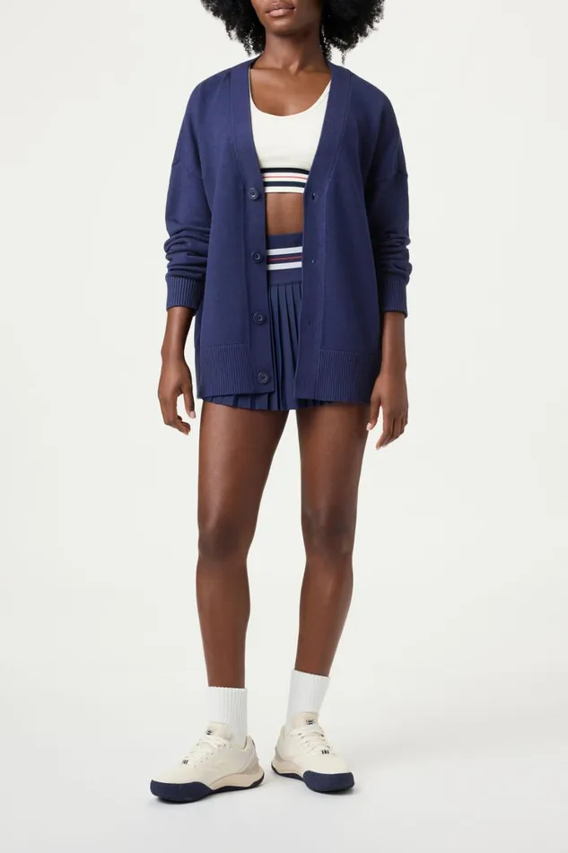 Women Coats and Jackets Fila Baseline Cardigan 400 Fila Navy Women Coats and Jackets Fila Baseline Cardigan 400 Fila Navy
