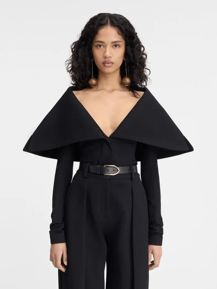 Women Coats and Jackets JACQUEMUS The Giacca Jacket Black Women Coats and Jackets JACQUEMUS The Giacca Jacket Black