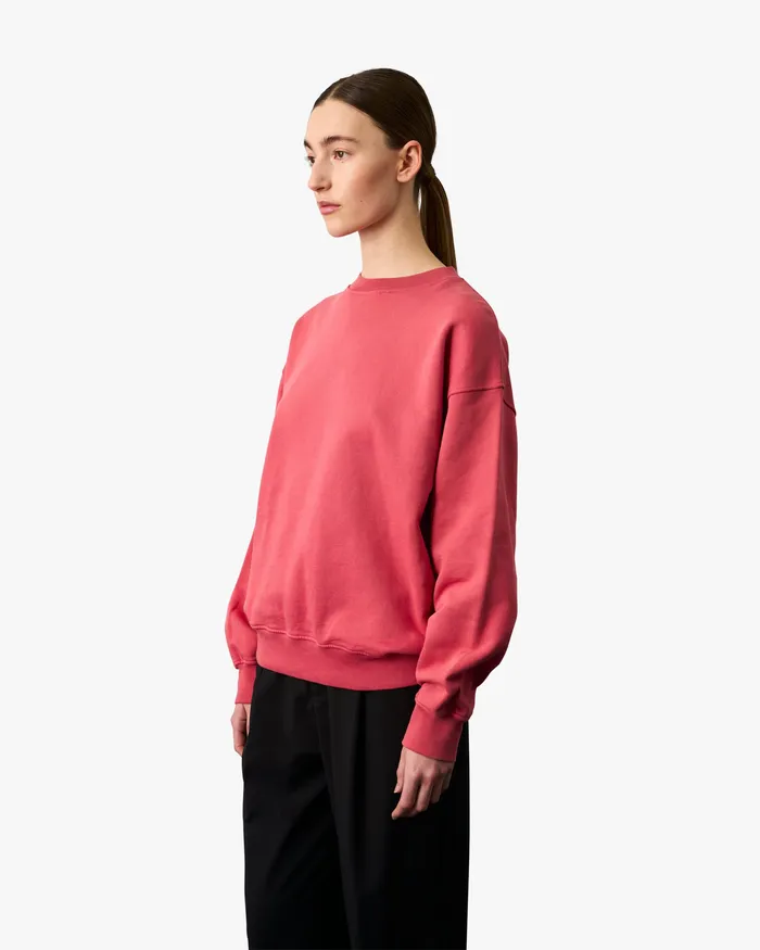 Women Colorfulstandard Organic Oversized Crew 8211 Neptune Blue Crewneck Sweatshirts