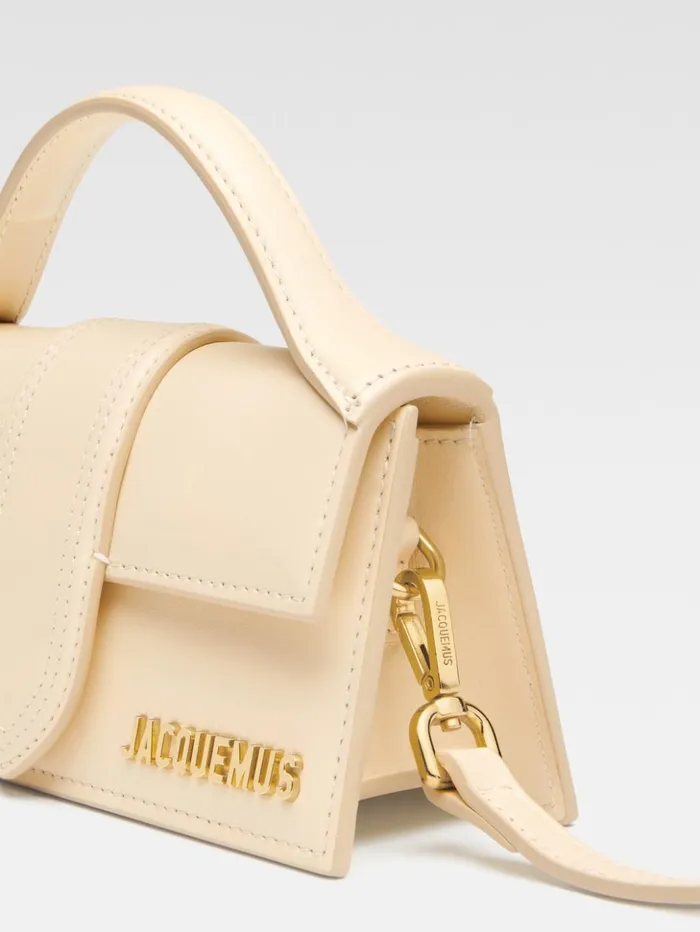 Women Crossbody and Handbags JACQUEMUS The Bambino Ivory Women Crossbody and Handbags JACQUEMUS The Bambino Ivory