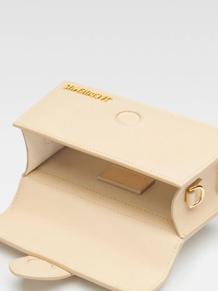 Women Crossbody and Handbags JACQUEMUS The Bambino Ivory Women Crossbody and Handbags JACQUEMUS The Bambino Ivory