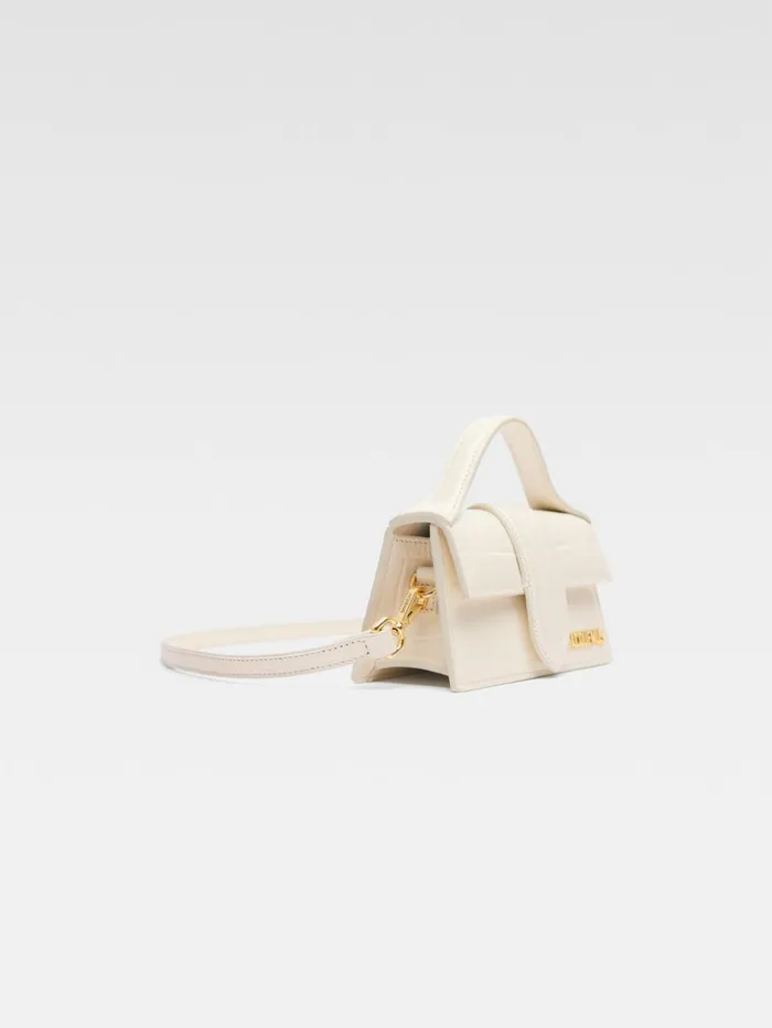 Women Crossbody and Handbags JACQUEMUS The Bambino Light Ivory Women Crossbody and Handbags JACQUEMUS The Bambino Light Ivory