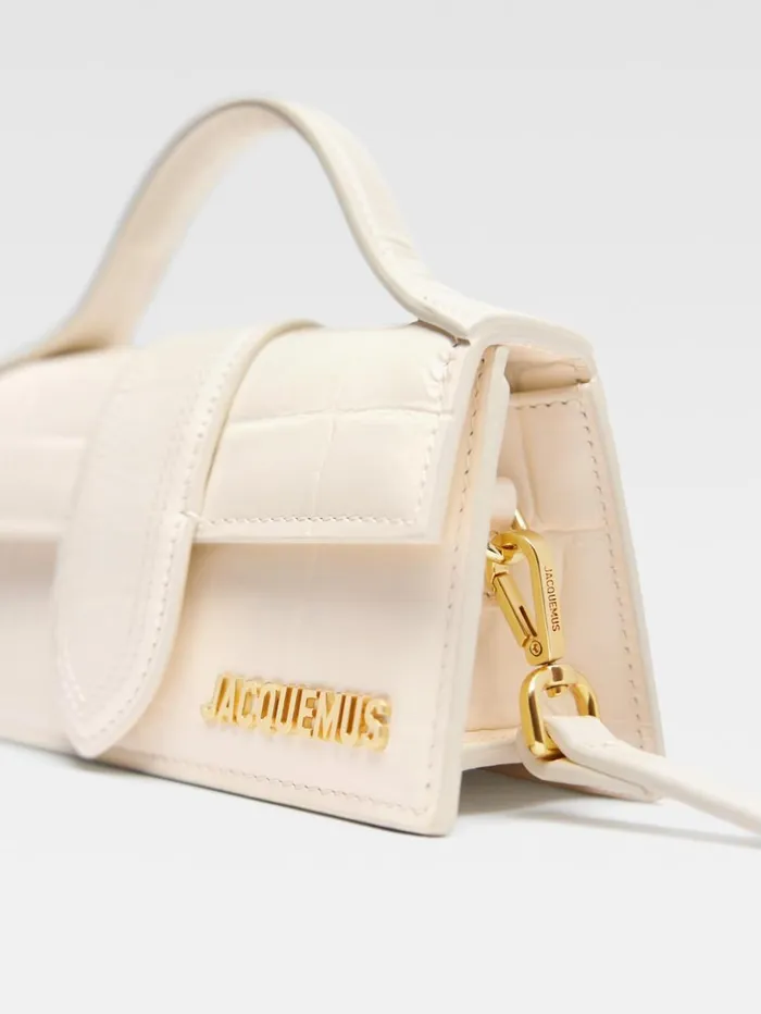 Women Crossbody and Handbags JACQUEMUS The Bambino Light Ivory Women Crossbody and Handbags JACQUEMUS The Bambino Light Ivory