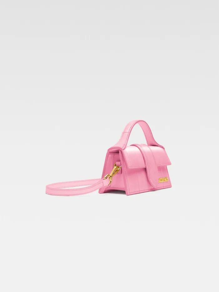 Women Crossbody and Handbags JACQUEMUS The Bambino Pale Pink Women Crossbody and Handbags JACQUEMUS The Bambino Pale Pink