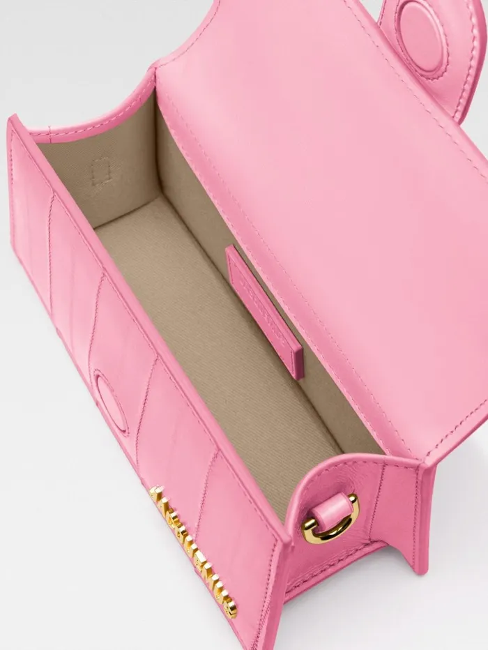 Women Crossbody and Handbags JACQUEMUS The Bambino Pale Pink Women Crossbody and Handbags JACQUEMUS The Bambino Pale Pink