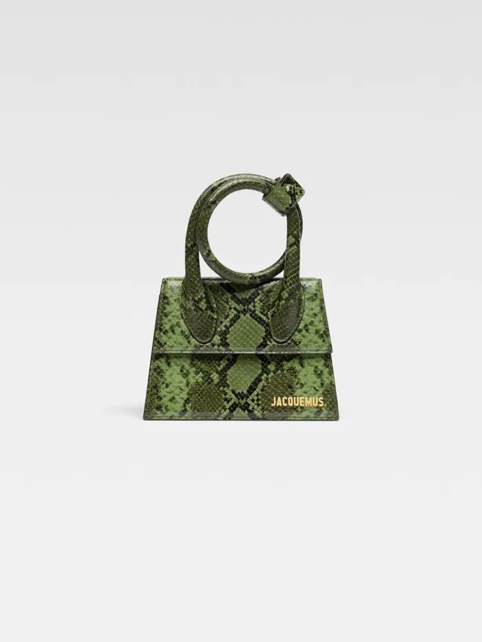 Women Crossbody and Handbags JACQUEMUS The Knot Chiquito Green