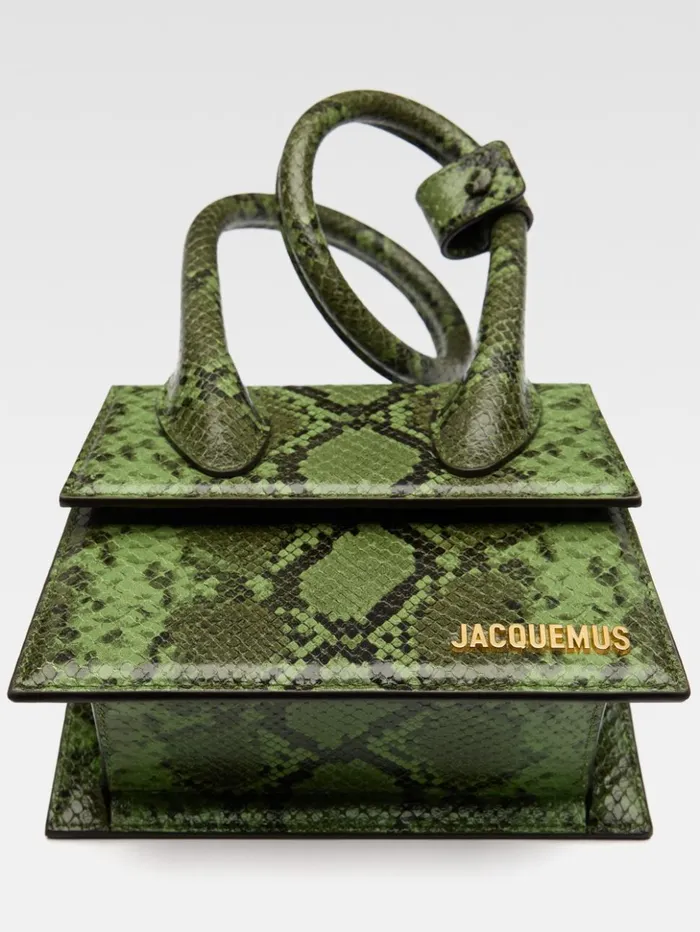 Women Crossbody and Handbags JACQUEMUS The Knot Chiquito Green Women Crossbody and Handbags JACQUEMUS The Knot Chiquito Green