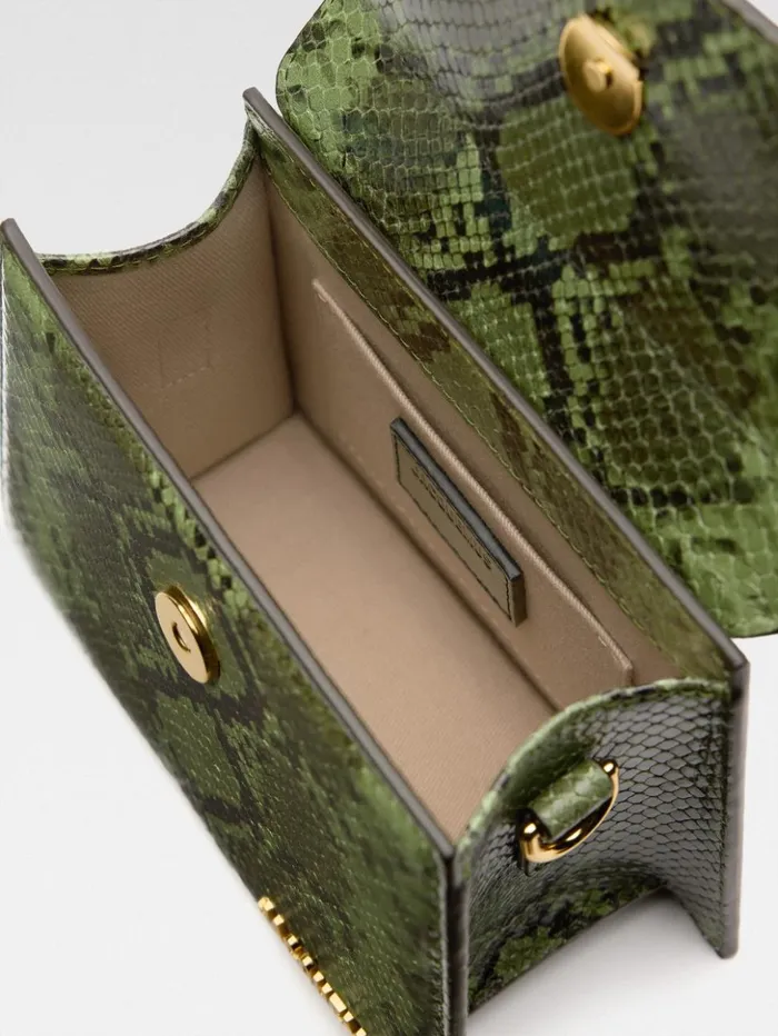Women Crossbody and Handbags JACQUEMUS The Knot Chiquito Green Women Crossbody and Handbags JACQUEMUS The Knot Chiquito Green