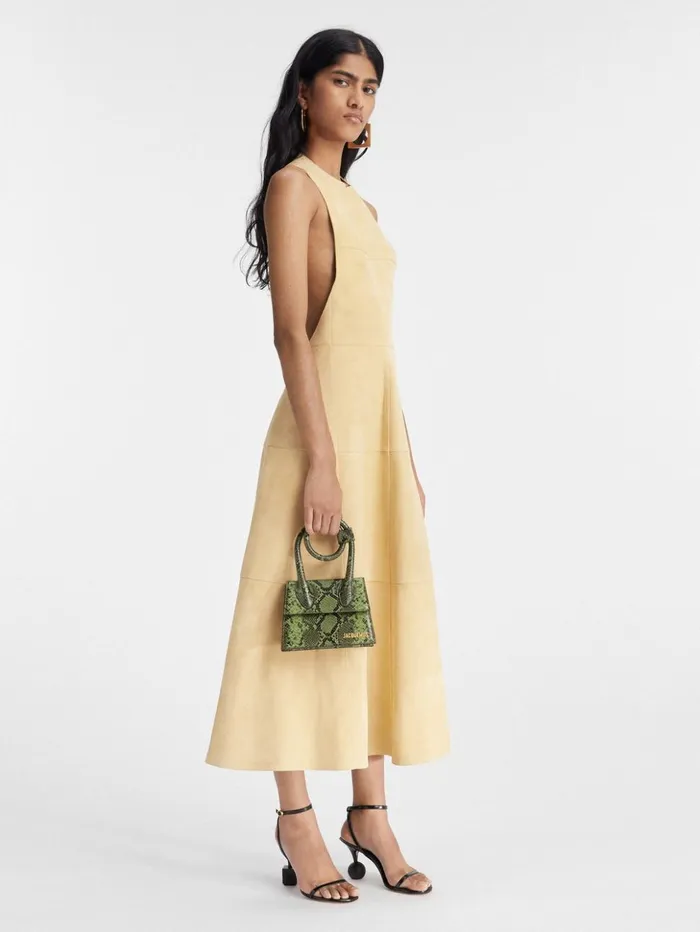 Women Crossbody and Handbags JACQUEMUS The Knot Chiquito Green Women Crossbody and Handbags JACQUEMUS The Knot Chiquito Green