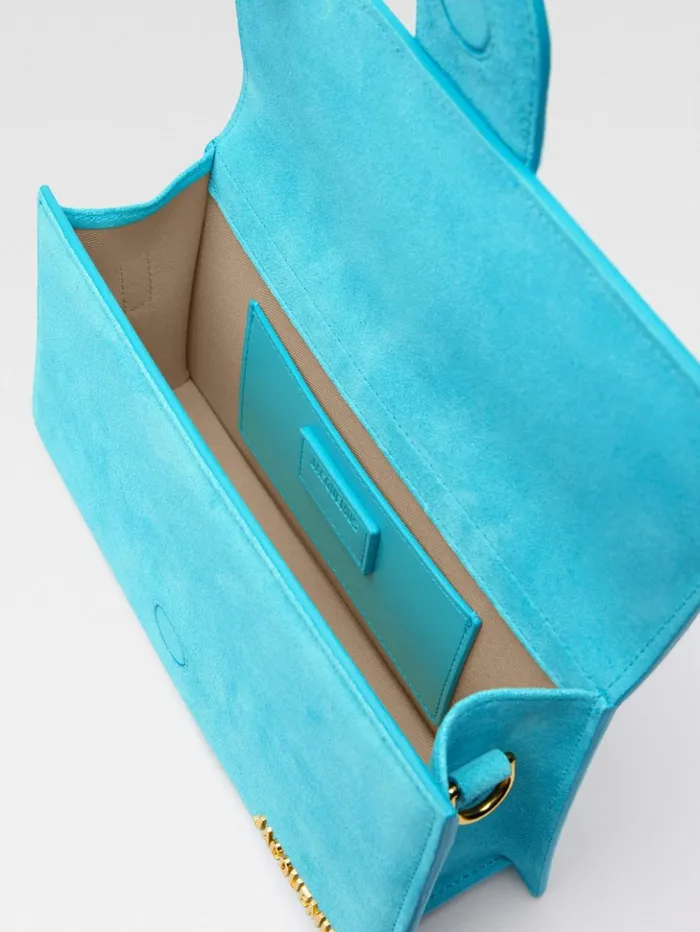 Women Crossbody and Handbags JACQUEMUS The Large Bambino Light Turquoise Women Crossbody and Handbags JACQUEMUS The Large Bambino Light Turquoise
