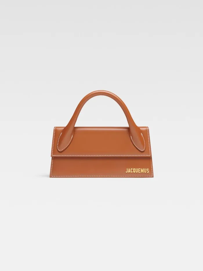 Women Crossbody and Handbags JACQUEMUS The Long Chiquito Light Brown