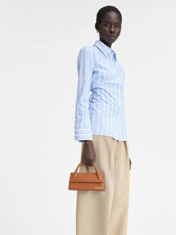 Women Crossbody and Handbags JACQUEMUS The Long Chiquito Light Brown Women Crossbody and Handbags JACQUEMUS The Long Chiquito Light Brown