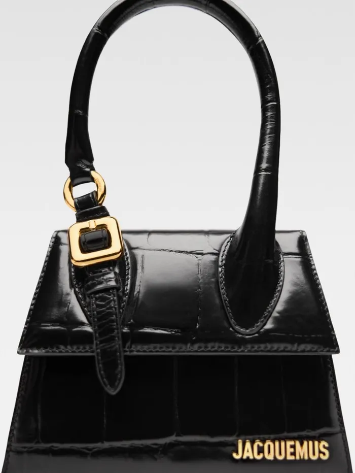 Women Crossbody and Handbags JACQUEMUS The Medium Chiquito With Buckle Black Women Crossbody and Handbags JACQUEMUS The Medium Chiquito With Buckle Black