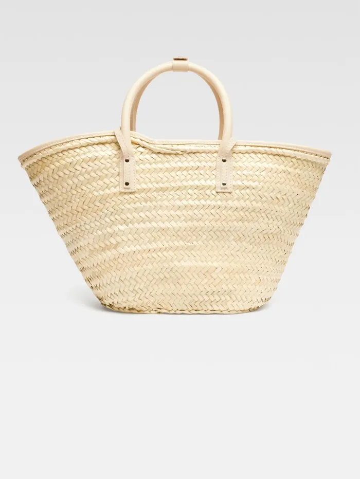 Women Crossbody and Handbags JACQUEMUS The Soli Basket Ivory