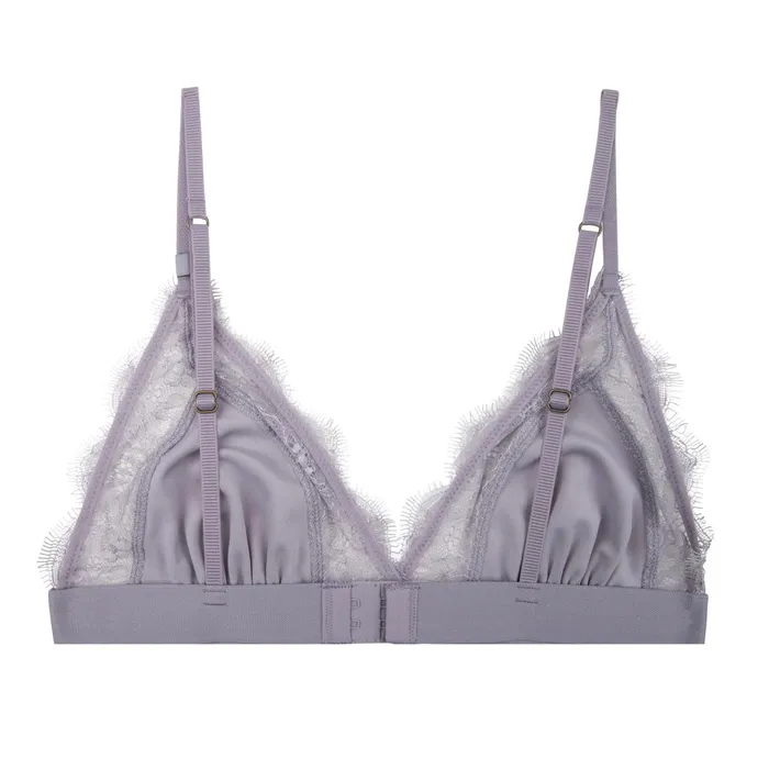Women Cup A To D Love Stories Love Lace Bralette Lilac