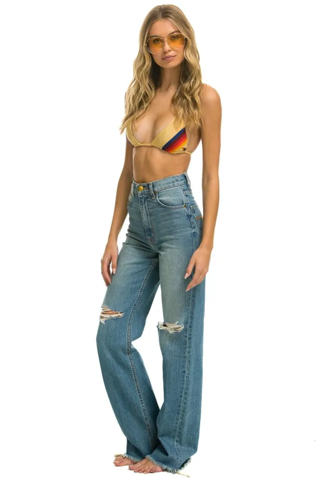 Women Denim Aviator Nation HI RISE WIDELEG GYPSY JEAN 8211 VINTAGE Women Denim Aviator Nation HI RISE WIDELEG GYPSY JEAN 8211 VINTAGE