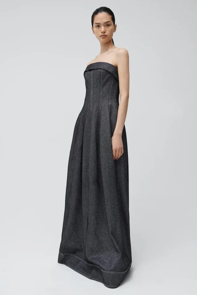 Women Dresses and Jumpsuits Jonathan Simkhai Octavia Gown Black Strapless Dress Women Dresses and Jumpsuits Jonathan Simkhai Octavia Gown Black Strapless Dress