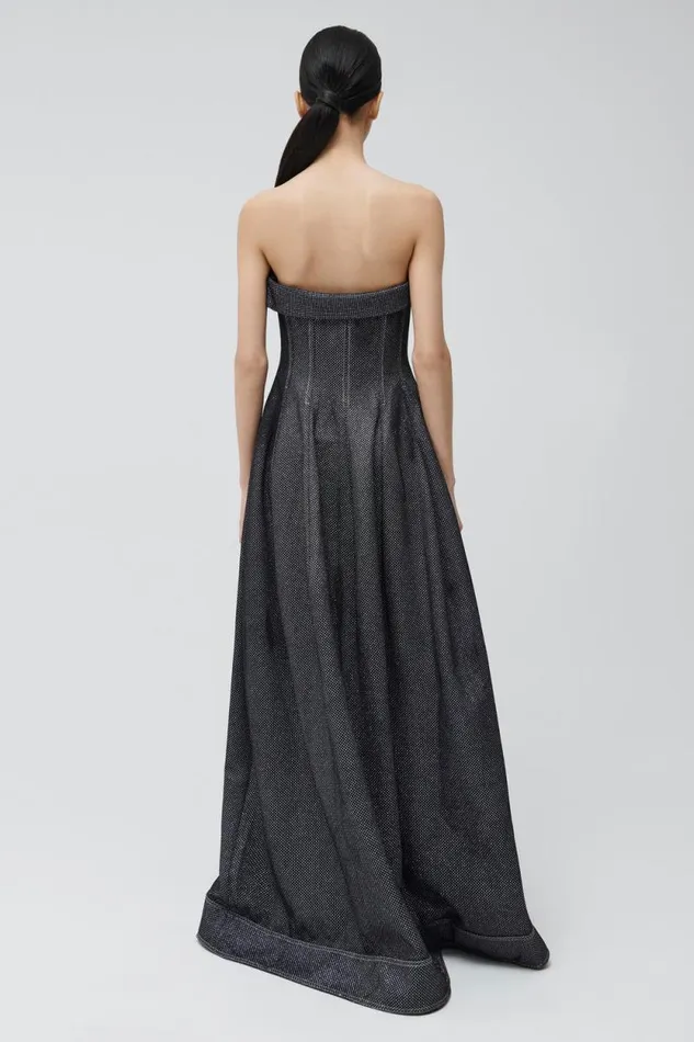 Women Dresses and Jumpsuits Jonathan Simkhai Octavia Gown Black Strapless Dress Women Dresses and Jumpsuits Jonathan Simkhai Octavia Gown Black Strapless Dress