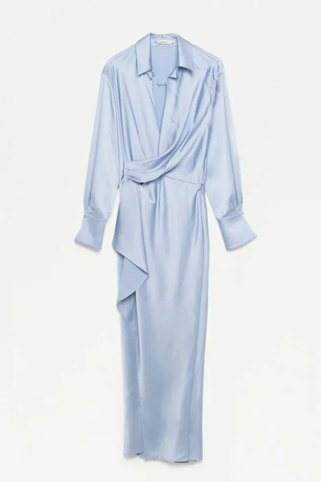 Women Dresses and Jumpsuits Jonathan Simkhai Talita Dress Blue Shirt Dress Women Dresses and Jumpsuits Jonathan Simkhai Talita Dress Blue Shirt Dress